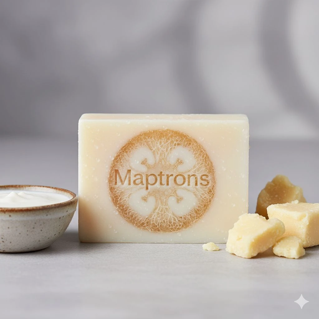 GOAT MILK AND SHEA LOOFAH SOAP