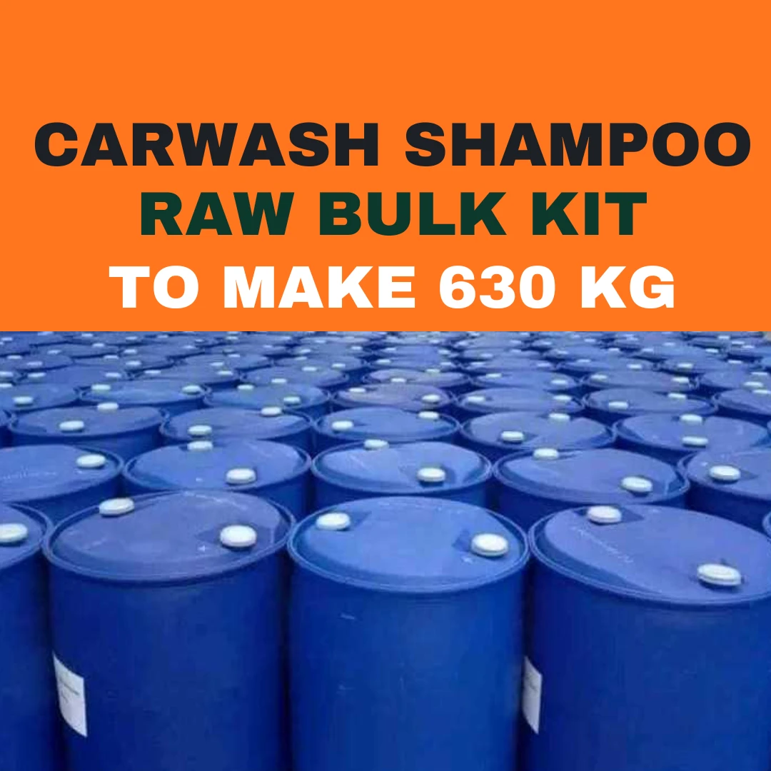 CAR WASH SHAMPOO RAW MATERIAL BULK KIT TO MAKE 630 KG