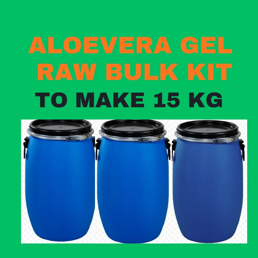 ALOEVERA GEL RAW MATERIAL BULK KIT TO MAKE 15 KG