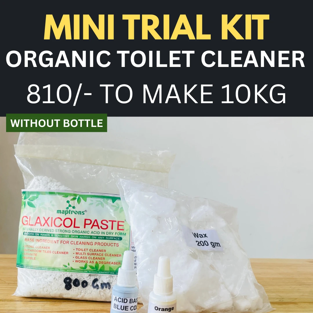CREAM BASE TOILET CLEANER KIT WITHOUT BOTTLE TO MAKE 10 KG