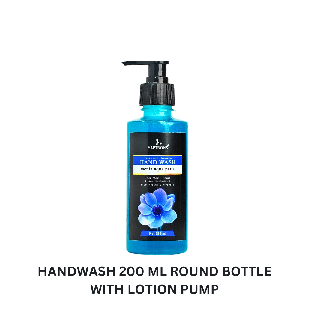 HANDWASH PACKAGING 200 ML EMPTY BOTTLE WITH LOTION PUMP 100 QTY