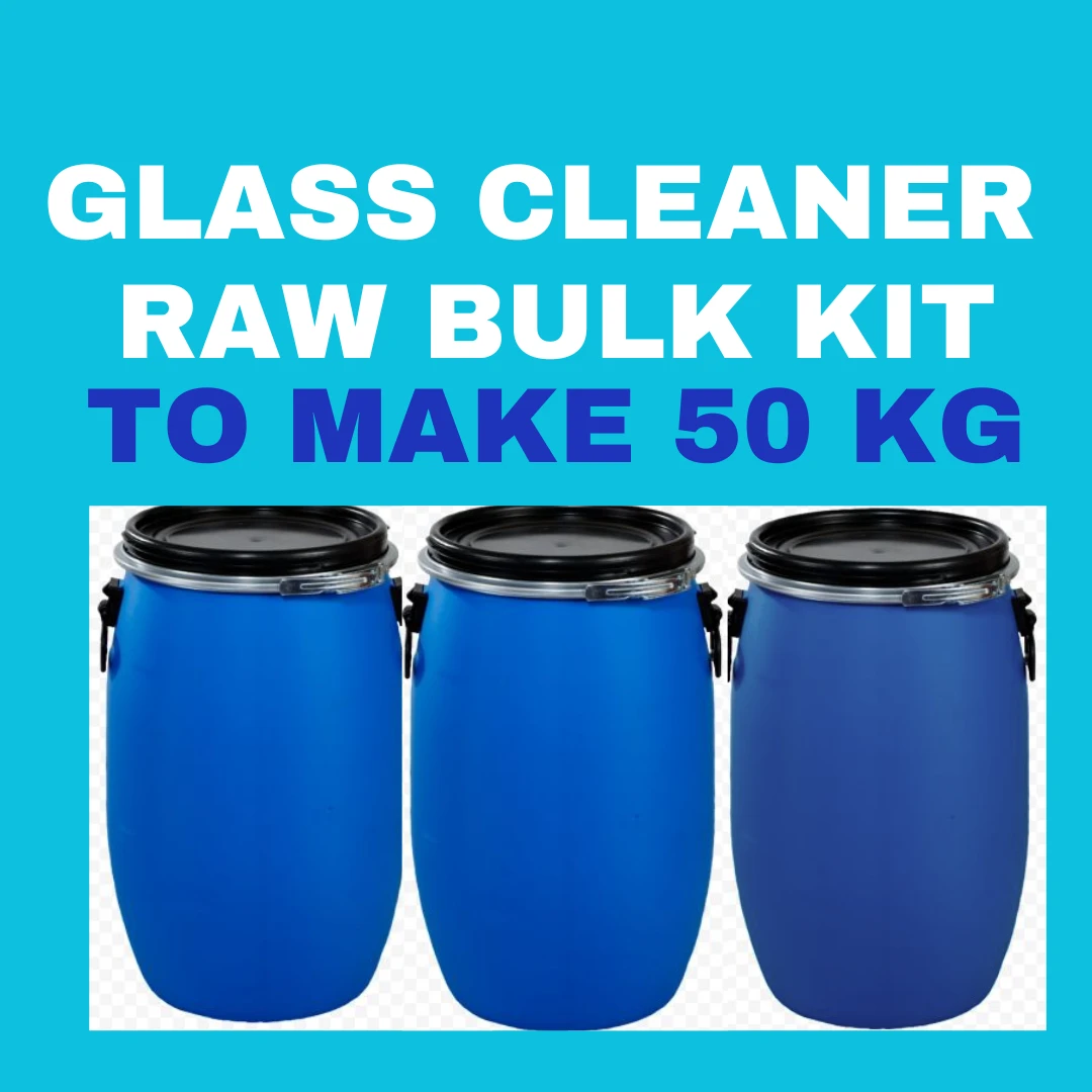 GLASS CLEANER RAW MATERIAL BULK KIT TO MAKE 50 KG