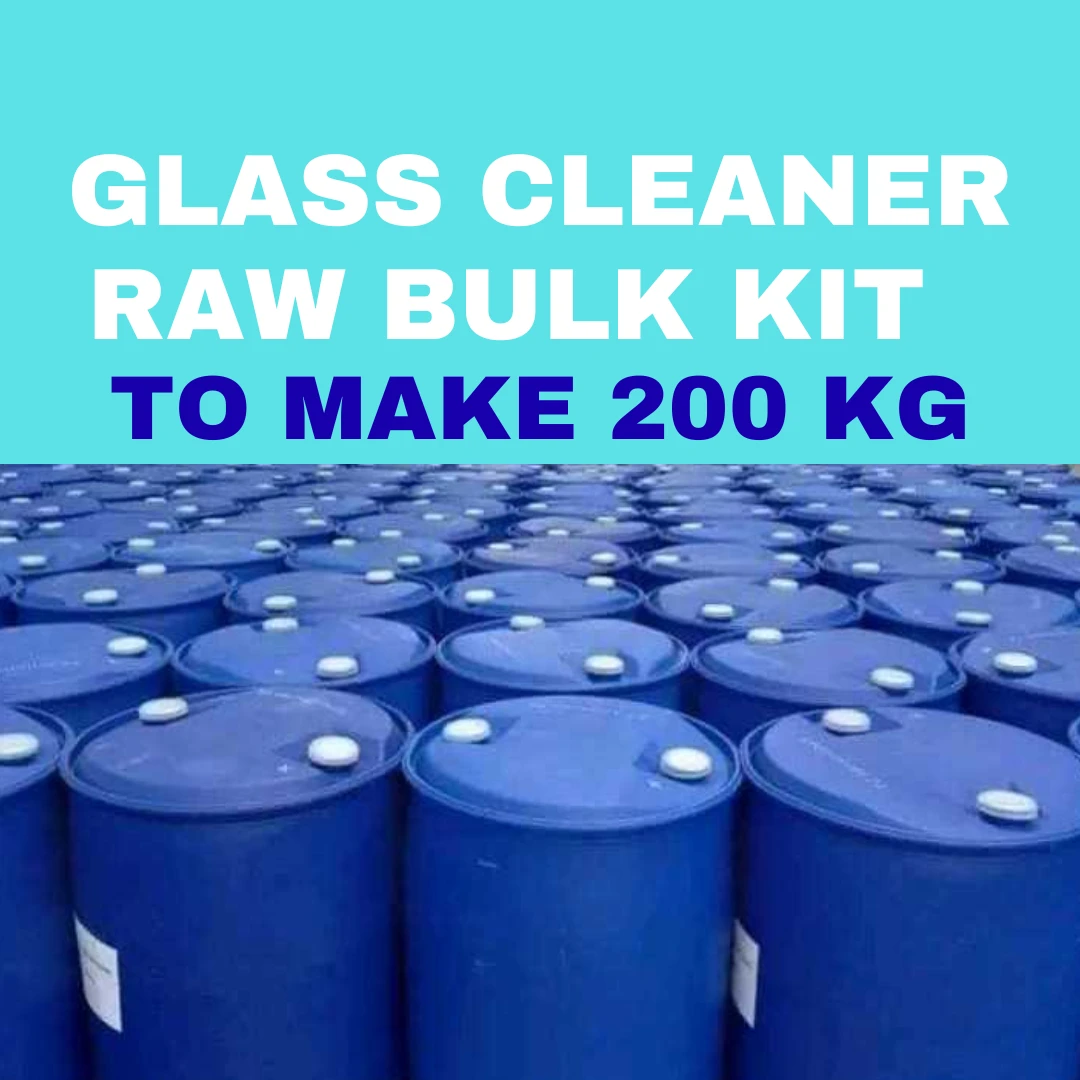GLASS CLEANER RAW MATERIAL BULK KITS TO MAKE 200 KG