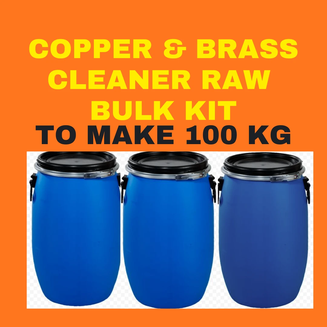 COPPER &  BRASS CLEANER  RAW MATERIAL  BULK KIT TO MAKE 100 KG