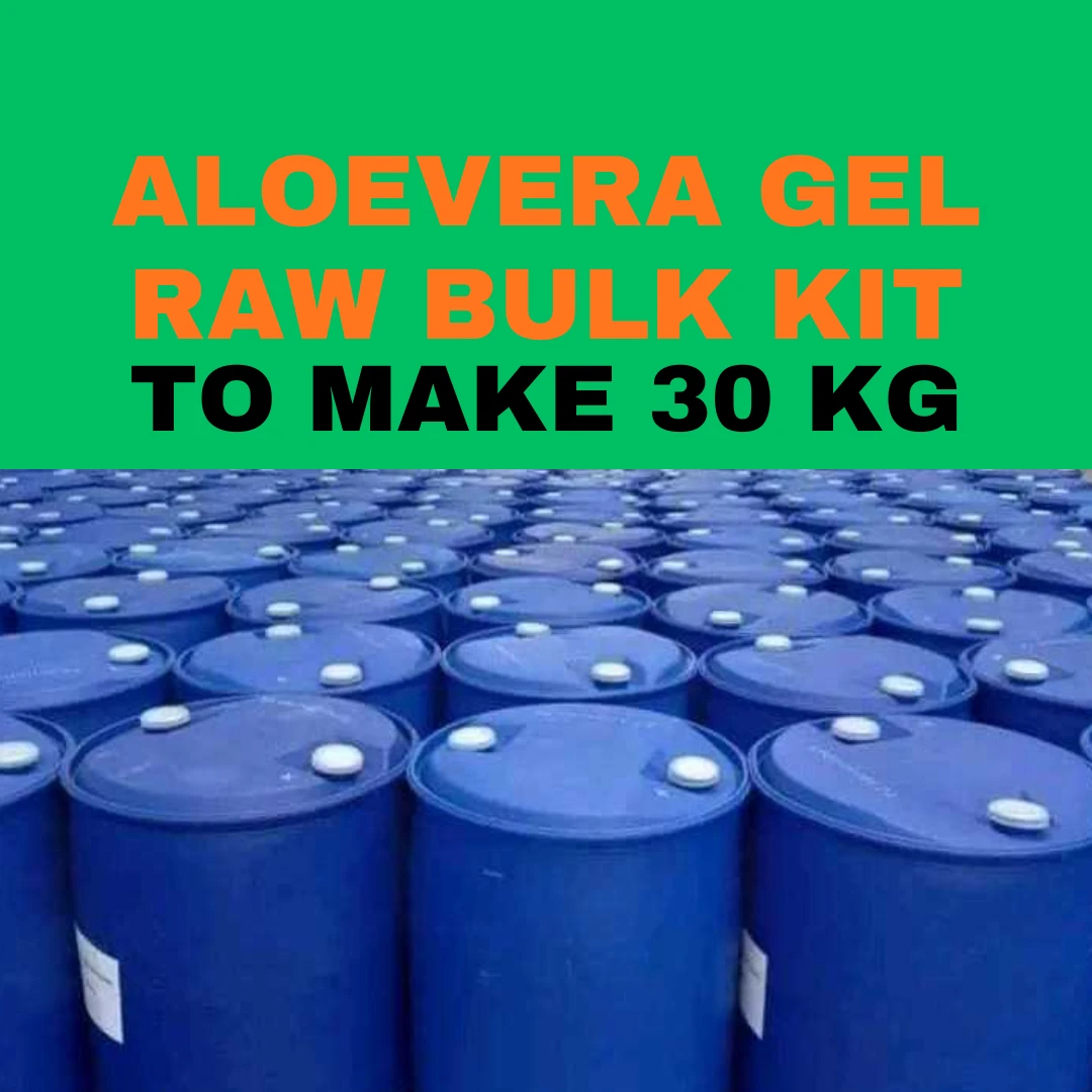 ALOEVERA GEL RAW MATERIAL BULK KIT TO MAKE  30 KG