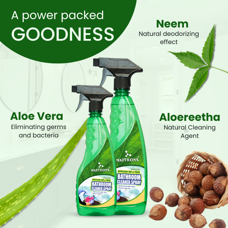 Organic Bathroom Cleaner Spray