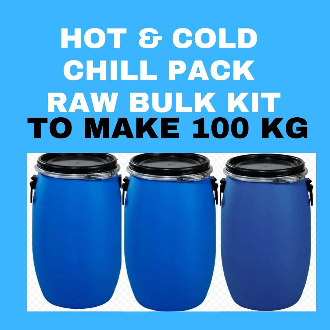 HOT & COLD CHILL PACK RAW MATERIAL BULK KIT TO MAKE 100 KG