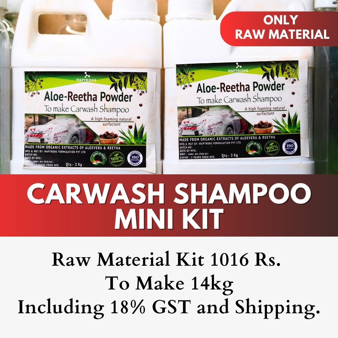 Carwash Shampoo Raw Material Mini Kit