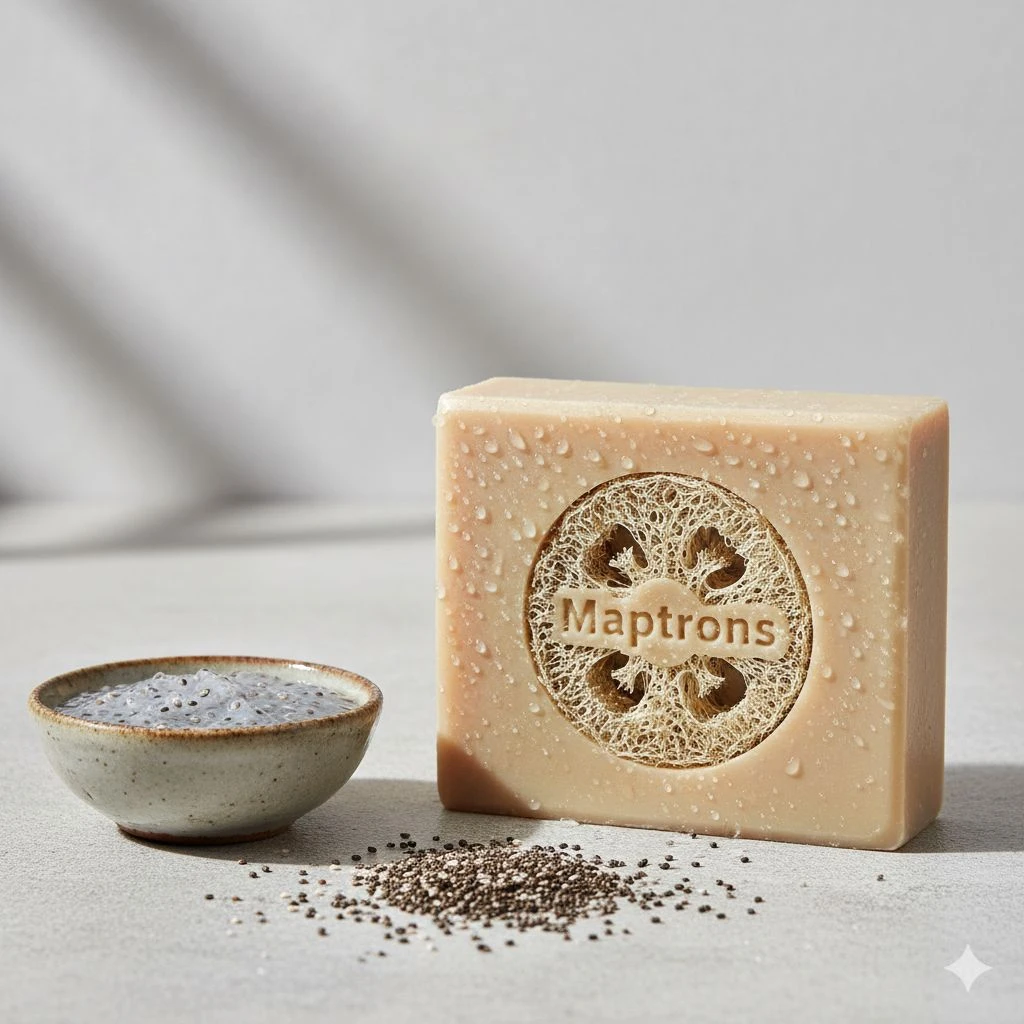 NATURAL CHIA SEEDS LOOFHA SOAP