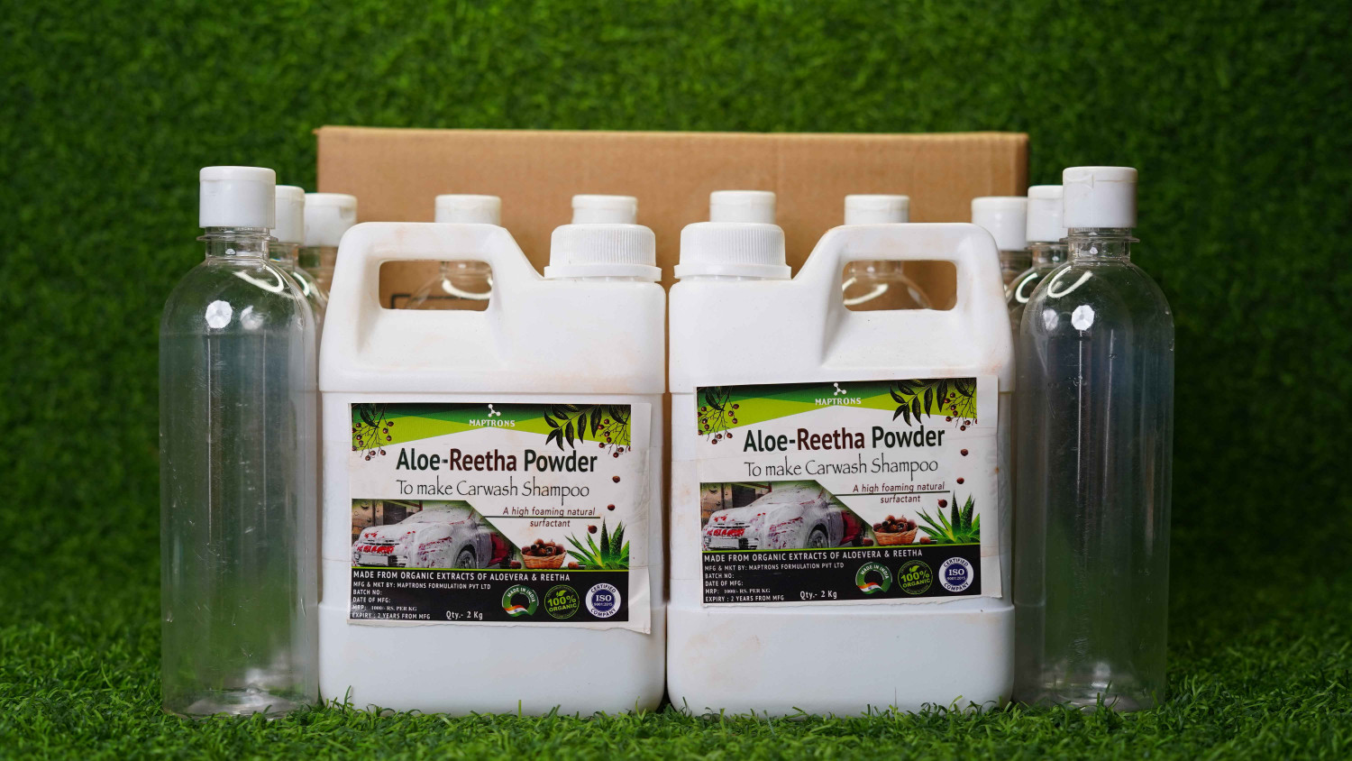 Car Wash Shampoo Raw Material Kit With Packaging