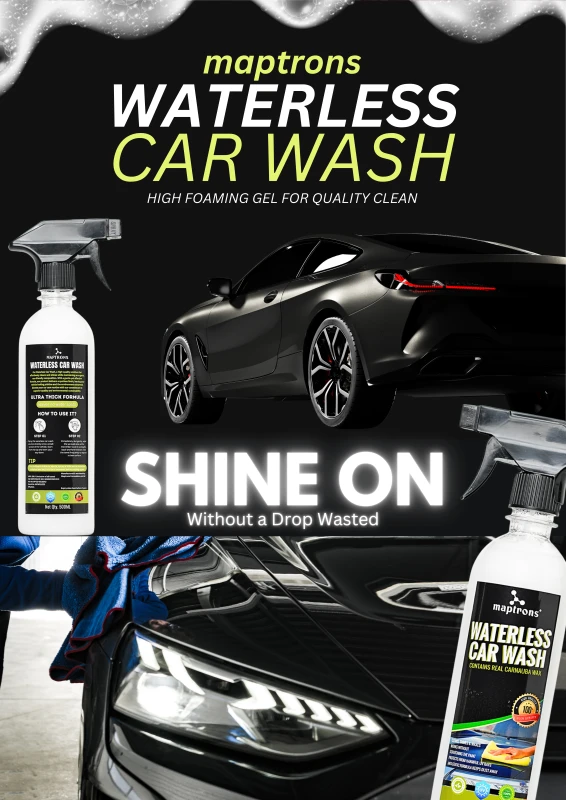 WATERLESS CARWASH SHAMPOO MINI KIT WITH BOTTLE