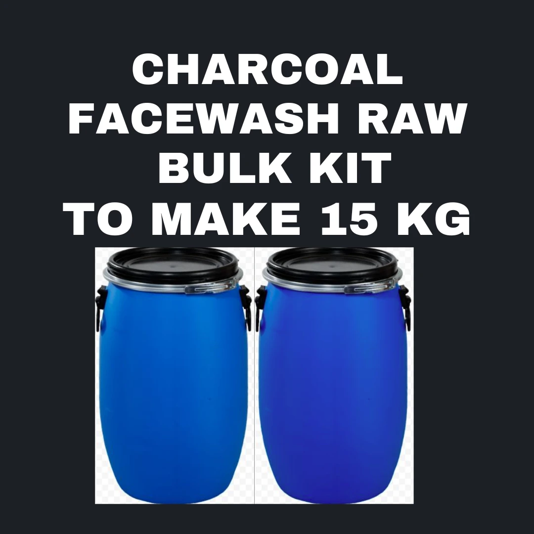 CHARCOAL FACEWASH RAW MATERIAL BULK KIT TO MAKE 15 KG