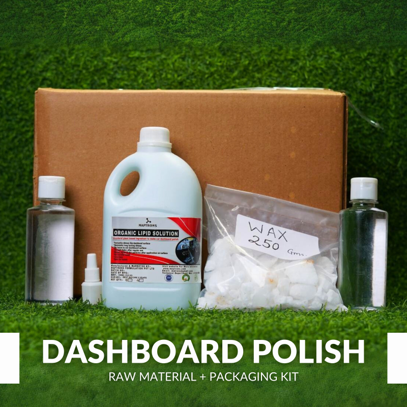 Dashboard Polish Raw Material Kit With Packaging